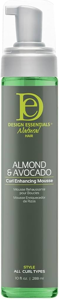 Design Essentials Curl Enhancing Mousse, Almond and Avocado Collection,10 Ounce | Amazon (US)