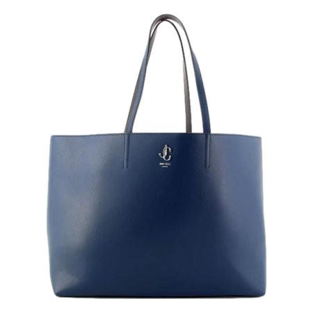 Jimmy Choo Martina Dark Blue Leather Tote OGLR | 028 | Walmart (US)