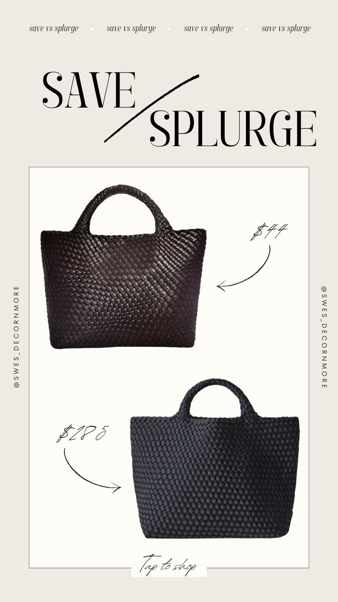 Save or Splurge on this cute bag! This woven bag from Amazon is a very close dupe for this St. Barths tote bag! Both are cute and would be able to be used through the whole year and not just for a season! Either of these would also make for a perfect gift! 

#LTKSeasonal #LTKGiftGuide #LTKStyleTip