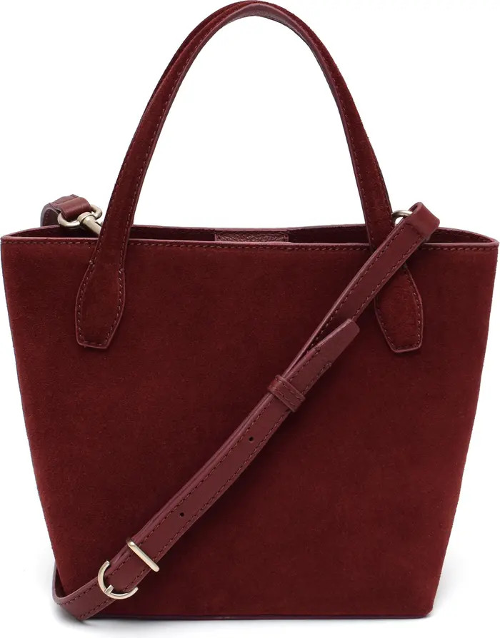 New Amsterdam Leatherworks Asher Suede Crossbody Tote Bag | Nordstromrack | Nordstrom Rack