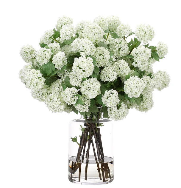 Snowball Hydrangea Faux Arrangement | Cailini Coastal
