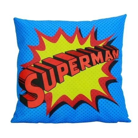 Super Hero | Blue | Fun Gifts | Pillow Cover | Home Decor | Throw Pillows | Happy Birthday | Kids Room Decor | Kids Room | Room Decor | Walmart (US)