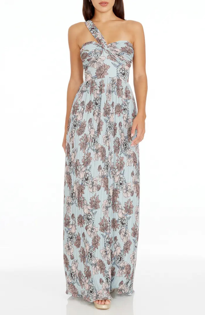 Dress the Population Idalia Floral One-Shoulder Gown | Nordstrom | Nordstrom