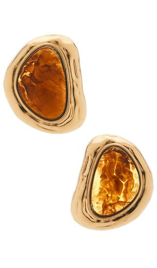Lovers and Friends Marie Earrings in Metallic Gold,Cognac. | Revolve Clothing (Global)