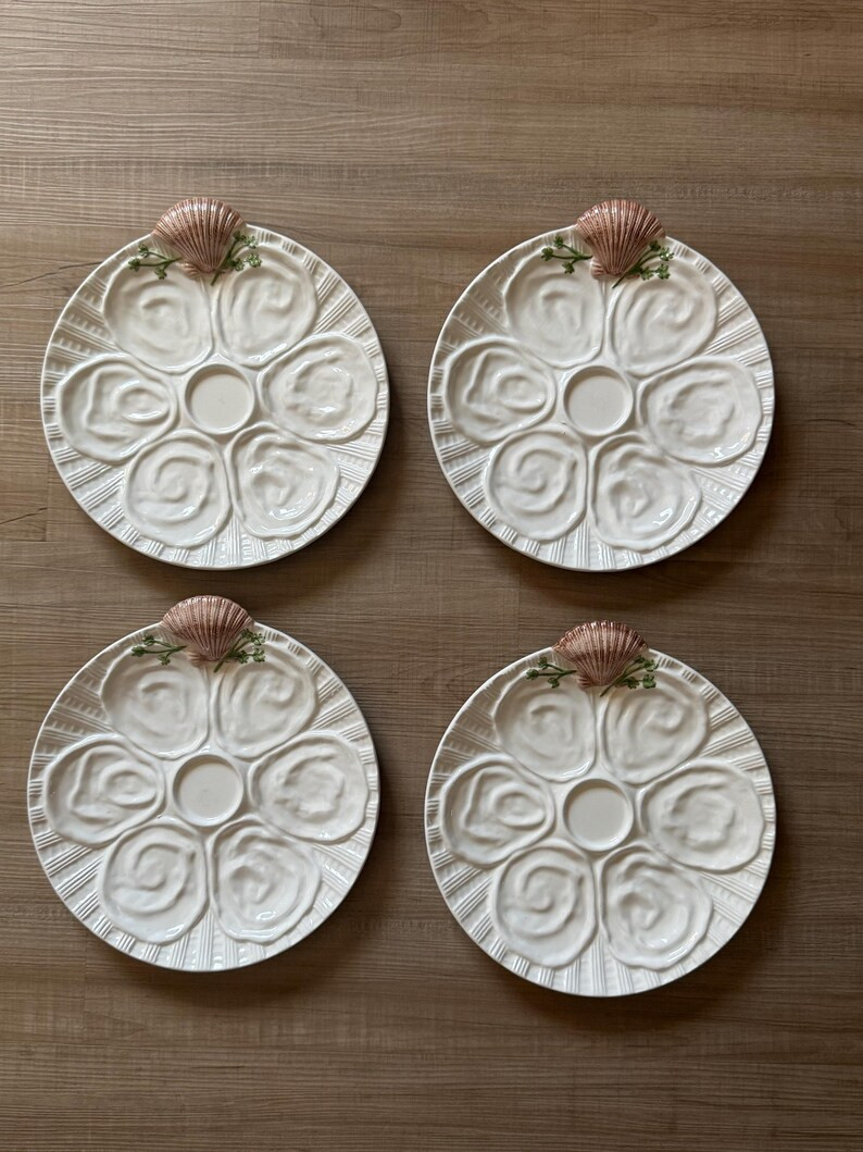 Vintage Artland Oyster Plates – Set of 4 Seafood Harvest Collection | Etsy (US)