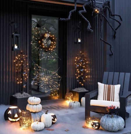 Have the most festive porch on the block with Pottery Barn Halloween decorations! Linked what’s pictured and some of my other favorites!
……………….
halloween wreath, halloween doormat, halloween mat, halloween porch decorations, halloween porch decor, fall porch decor, metal pumpkins, metal jackolanterns, terracotta pumpkins, outdoor pumpkins, faux pumpkins, fake pumpkins, oversized spider, outdoor halloween decor, outdoor halloween decorations, all pillows, porch decorations, fall porch decor, rattan pumpkins, light up spiderweb, halloween home decor, fall home decor, pottery barn new arrivals, pottery barn fall decor, halloween party decor, halloween party decorations, fall inspo, fall decor inspiration, halloween decor inspiration fall front porch, fall porch, halloween porch, lit pumpkin, lit spider, spiderweb decor, spider decor, halloween candy bowl, spooky Halloween decor, black Halloween decor

#LTKhome #LTKfamily #LTKSeasonal