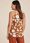 24/7 Mara Floral High Neck Tank Top | Maurices