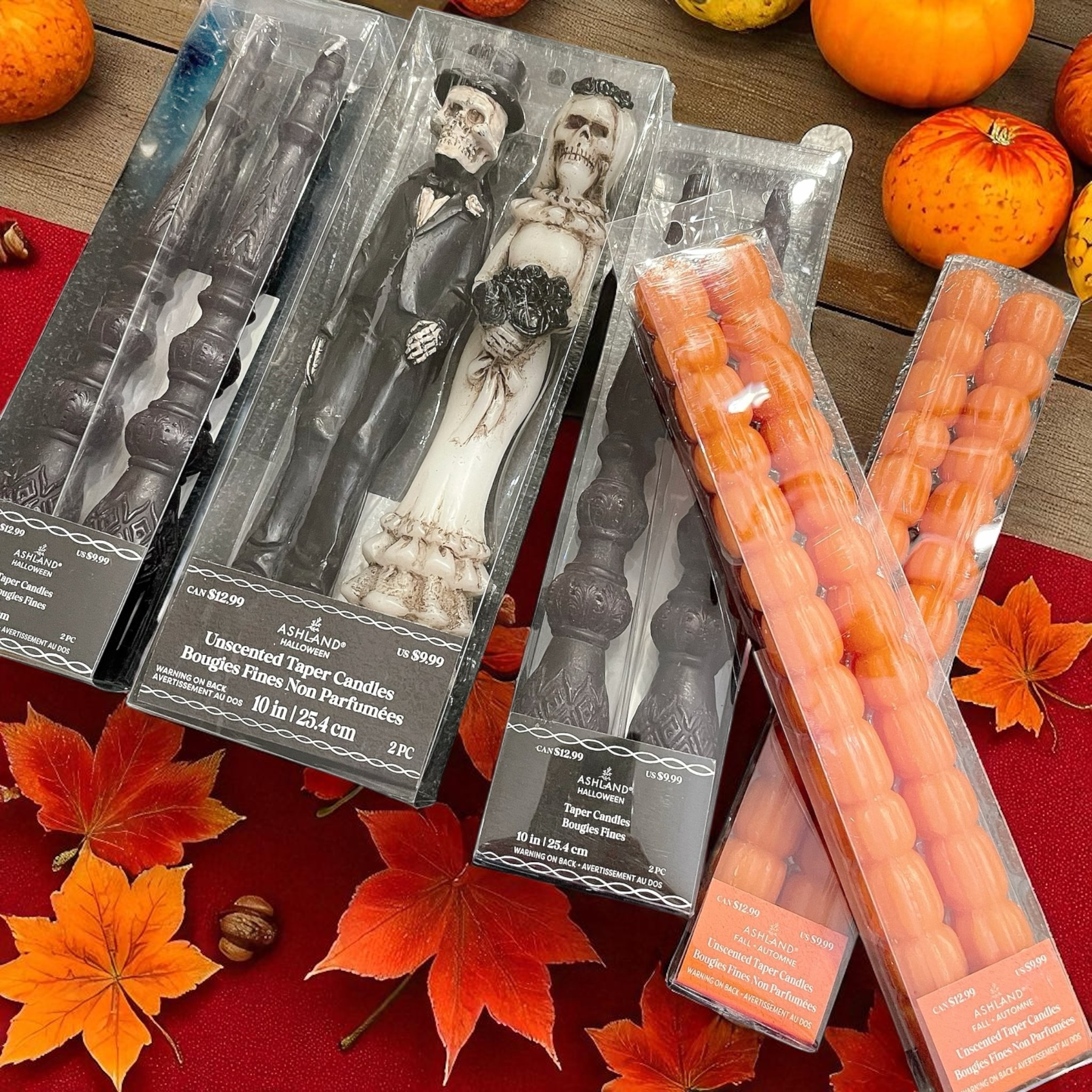Spooky + romantic Halloween vibes 🖤💀 This skeleton bride & groom taper candle set is the perfect gothic touch for your fall décor! Place them on your mantel, dining table, or Halloween party centerpiece for a hauntingly elegant statement.

✨ Also linked more taper candle styles to mix & match:
	•	Skeleton bride & groom set 💀👰‍♀️🤵‍♂️
	•	Sleek black column tapers 🖤
	•	Festive pumpkin orange tapers 🎃

Perfect for creating a cozy, moody glow this Halloween season. 🕯️🍂


#LTKFindsUnder50 #LTKHome #LTKFindsUnder100

#LTKHome #LTKFindsUnder50 #LTKSaleAlert