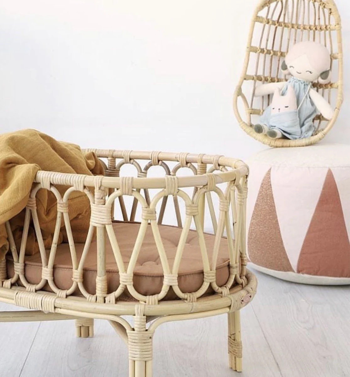 Poppie Toy Crib Clay | Bohemian Mama