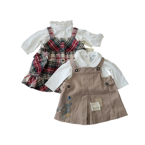 NWT Two Ralph Lauren Baby Dresses with Bodysuits - 3M | Poshmark