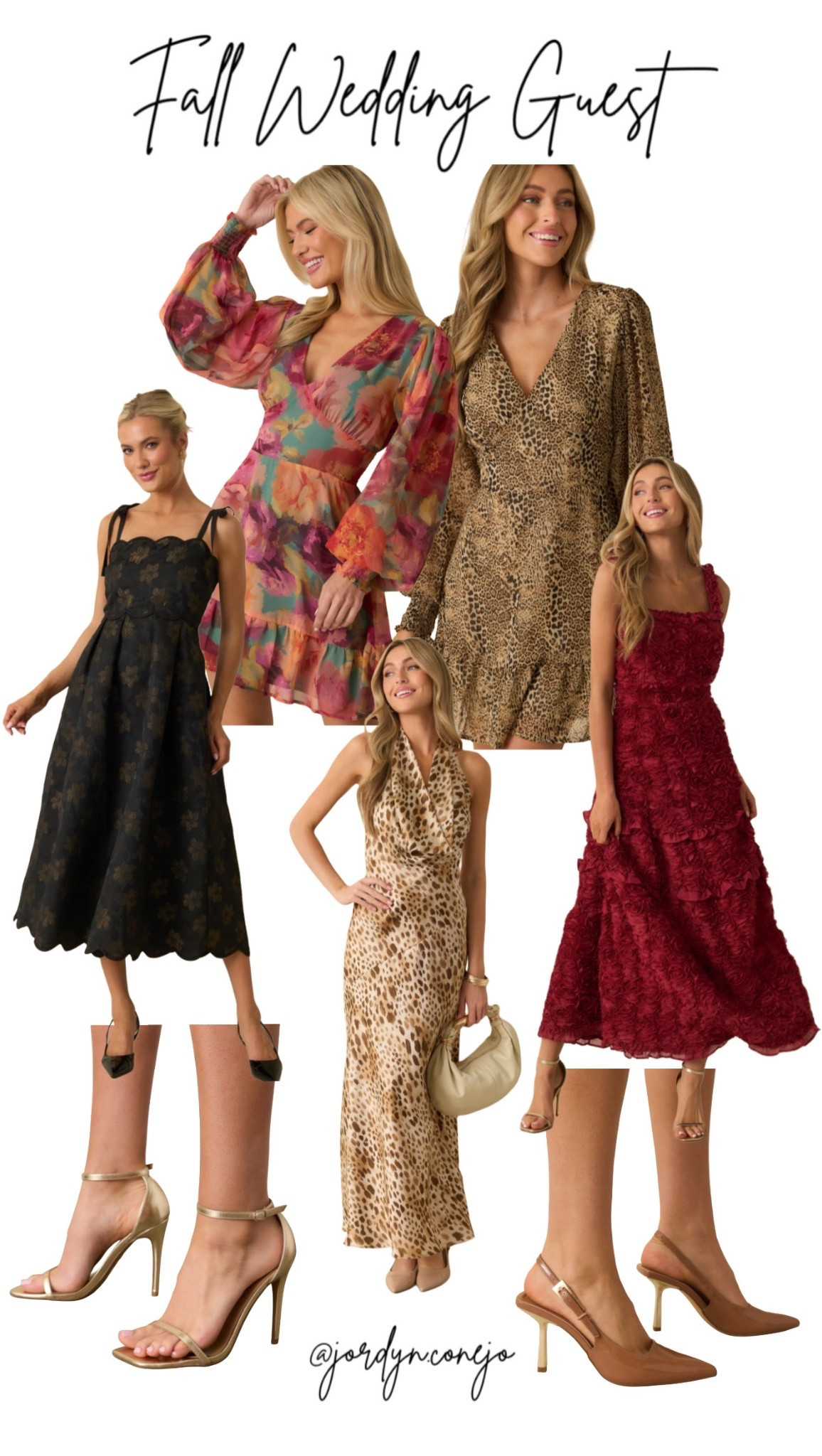 Fall wedding guest dresses from red dress! 

Wedding guest outfit- fall wedding- leopard print- black dress- red dress- cocktail dress- long sleeve dress- nude heels- gold heels- wedding guest- fall dresses 

#LTKStyleTip #LTKMidsize #LTKWedding