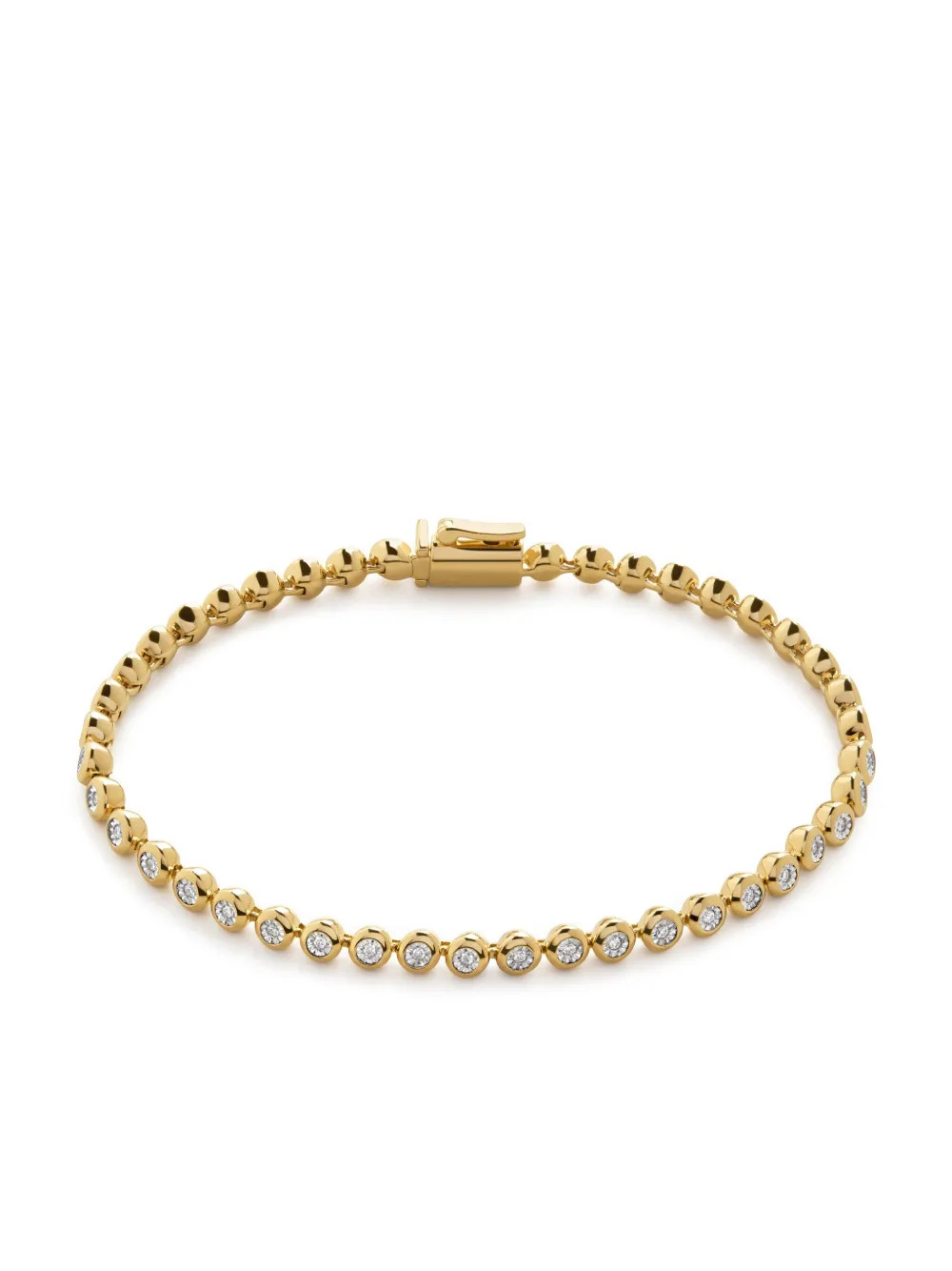 Monica Vinader Essential Diamond Tennis Bracelet | Gold | FARFETCH | Farfetch Global