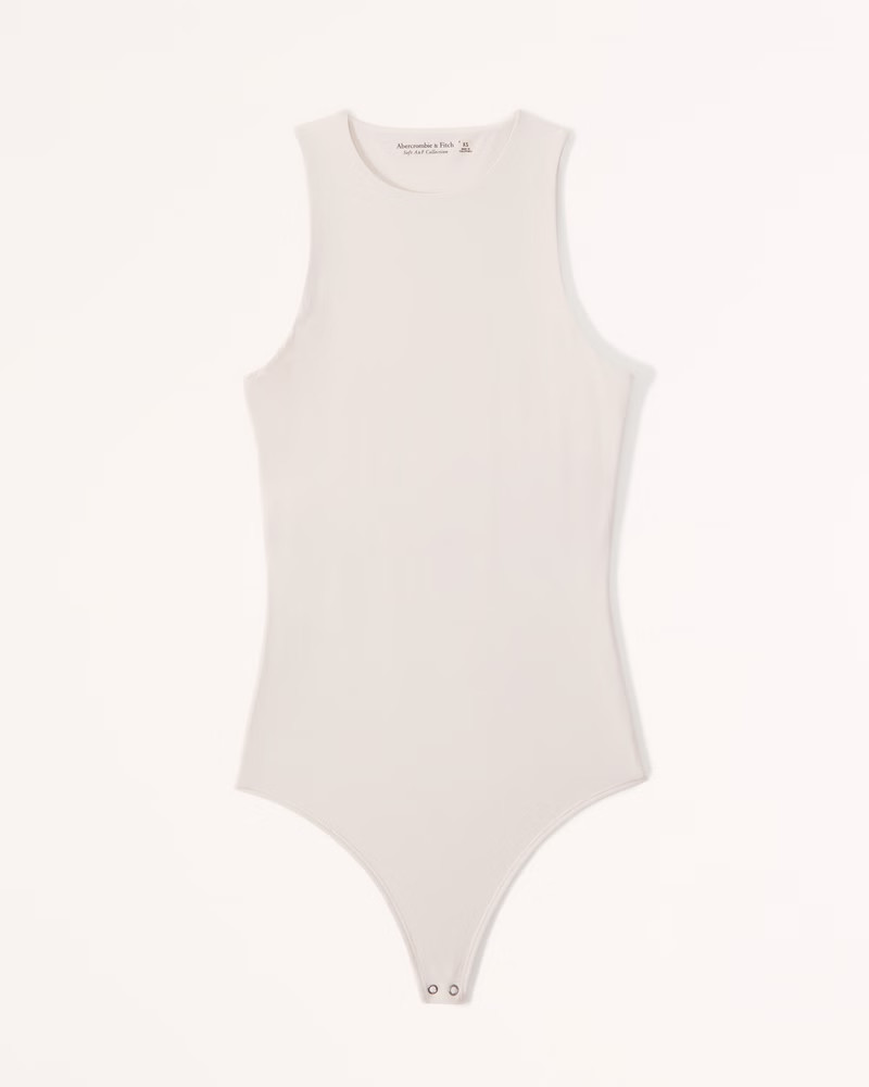 Soft Matte High-Neck Bodysuit | Abercrombie & Fitch (US)