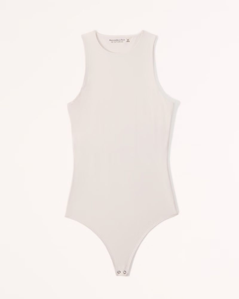 Soft Matte High-Neck Bodysuit | Abercrombie & Fitch (US)