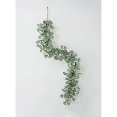 5' Iced Eucalyptus Garland Gracie Oaks | Wayfair North America