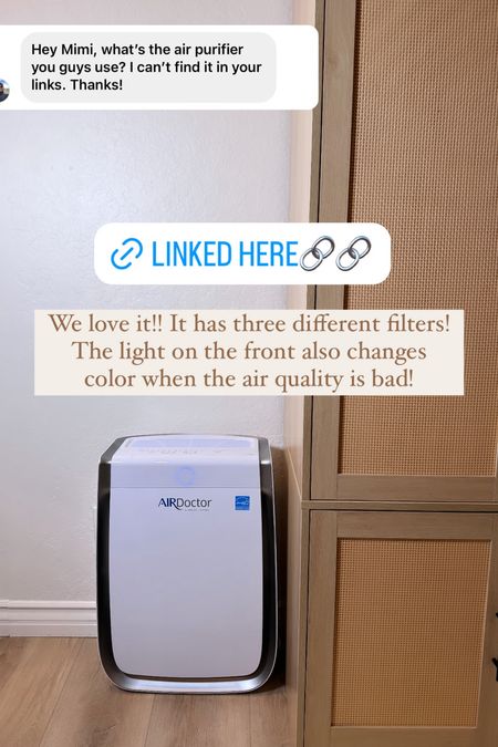 Air purifier with three different filters!! Works great!

#LTKbaby #LTKfamily #LTKhome