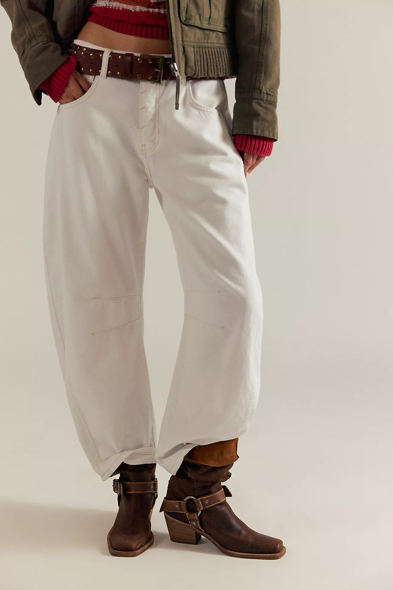 We The Free Good Luck Mid-Rise Barrel Jeans | Free People (Global - UK&FR Excluded)