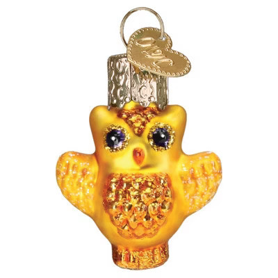 Old World Christmas Blown Glass Ornament for Tree, Mini Owl | Target