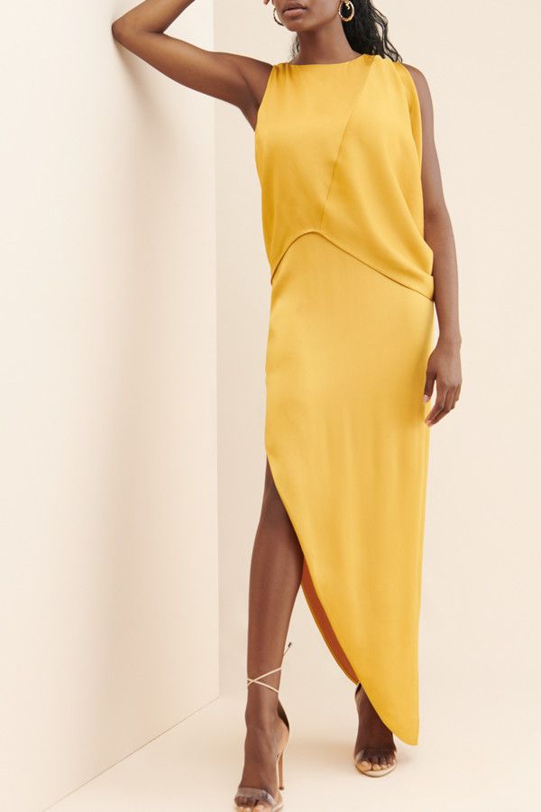 Fool's Gold Draped Gown | Nuuly