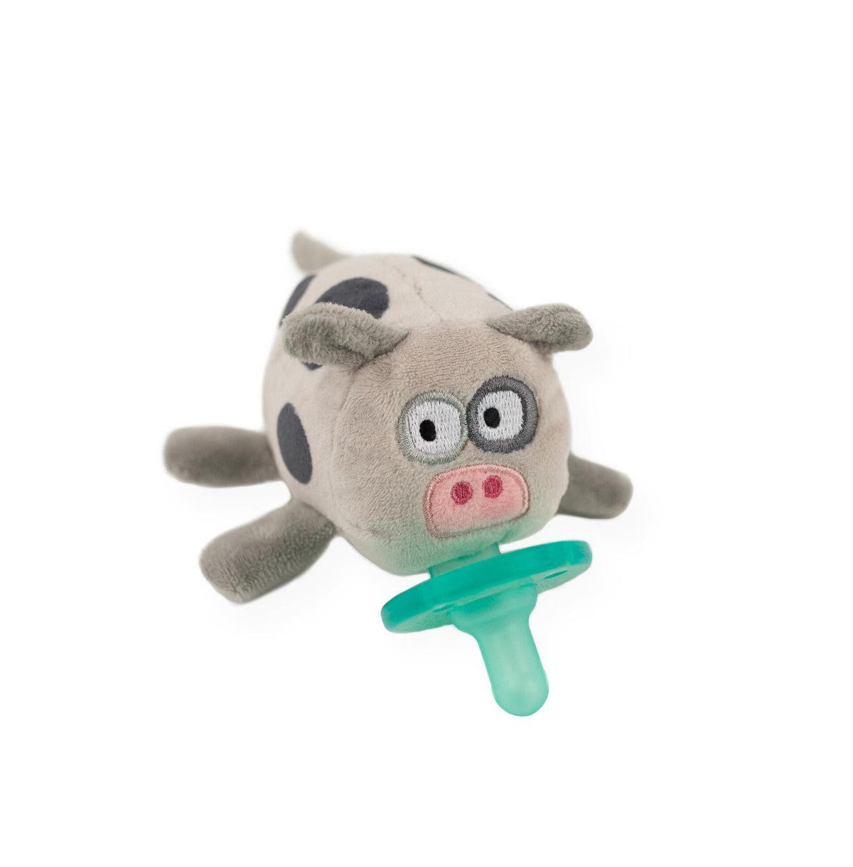 Wubbanub Baby 0 to 6m Pacifier - Dada Moo Cow - Grey | Macy's