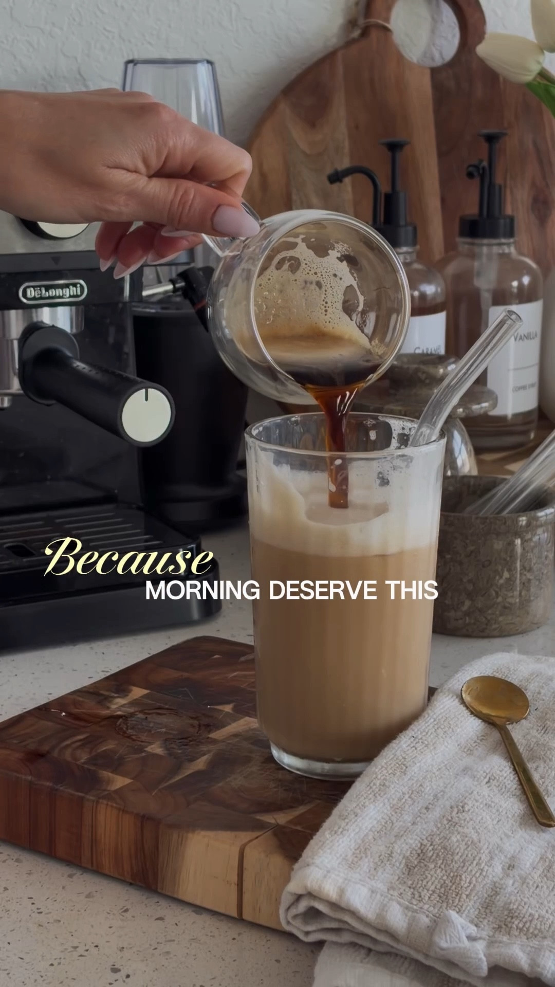 Obsessed with my strong iced coffee! 🫶🏻 simple espresso coffee machine I love it! 

#LTKHome #LTKmomlife #LTKMothersDay