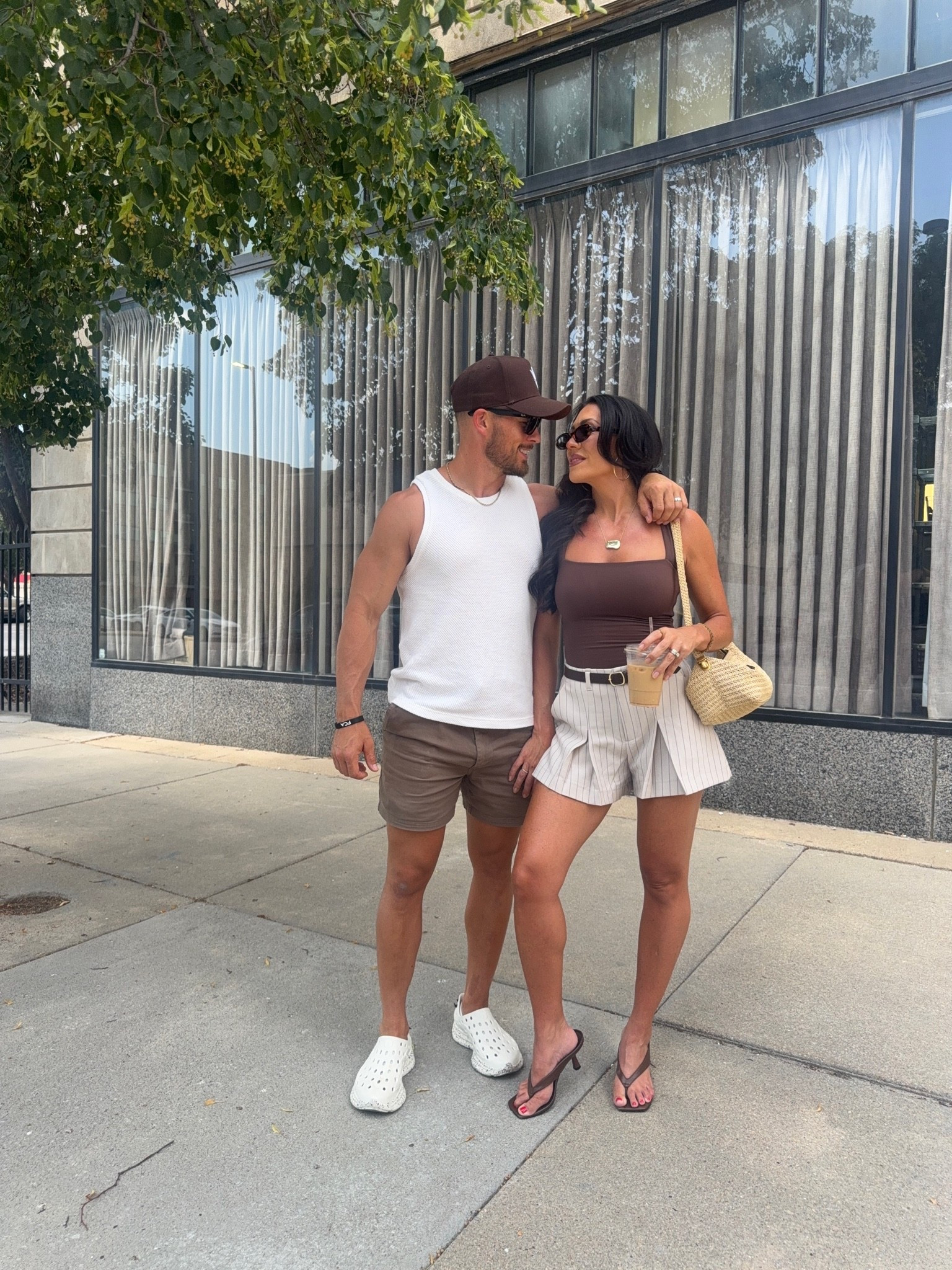 Our day outfits for lunch in Omaha!
Brody is in a @Target tank size medium 
I’m in a Amazon top size XS & @abercrombie shorts size 25 with Amazon heels

#LTKootd #LTKdayinmylife #LTKMens