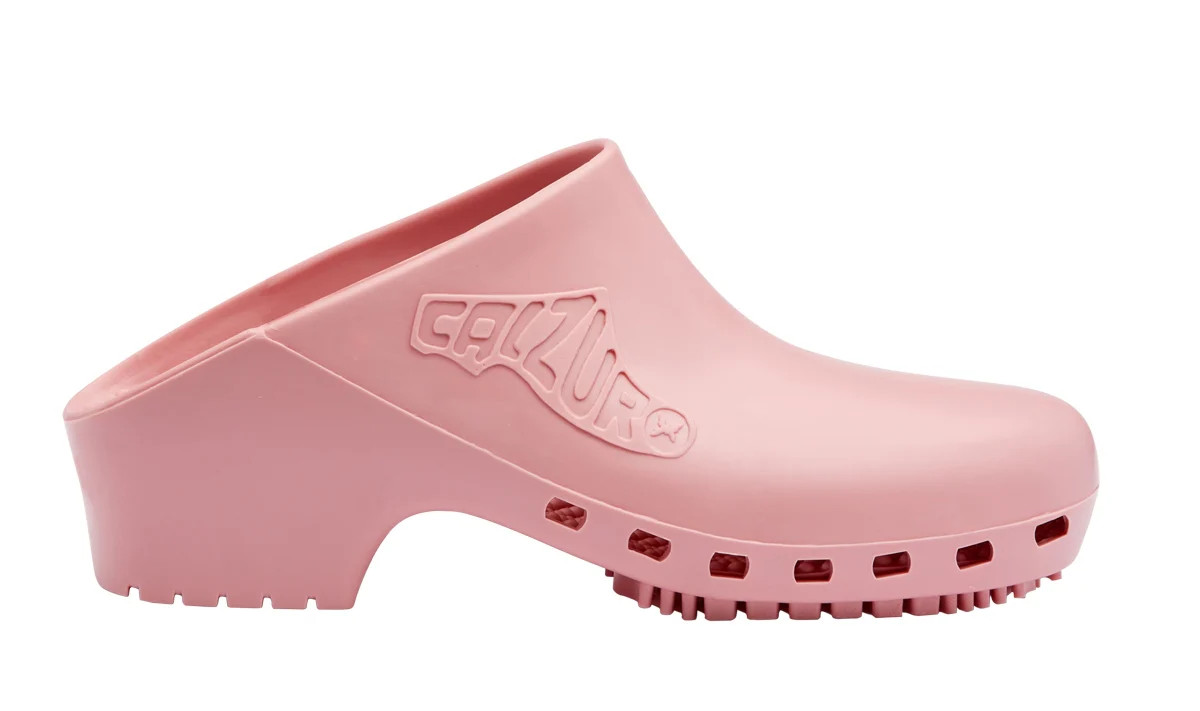 Classic Bubble Gum Clogs | Pink Clogs without Holes | Calzuro | Calzuro