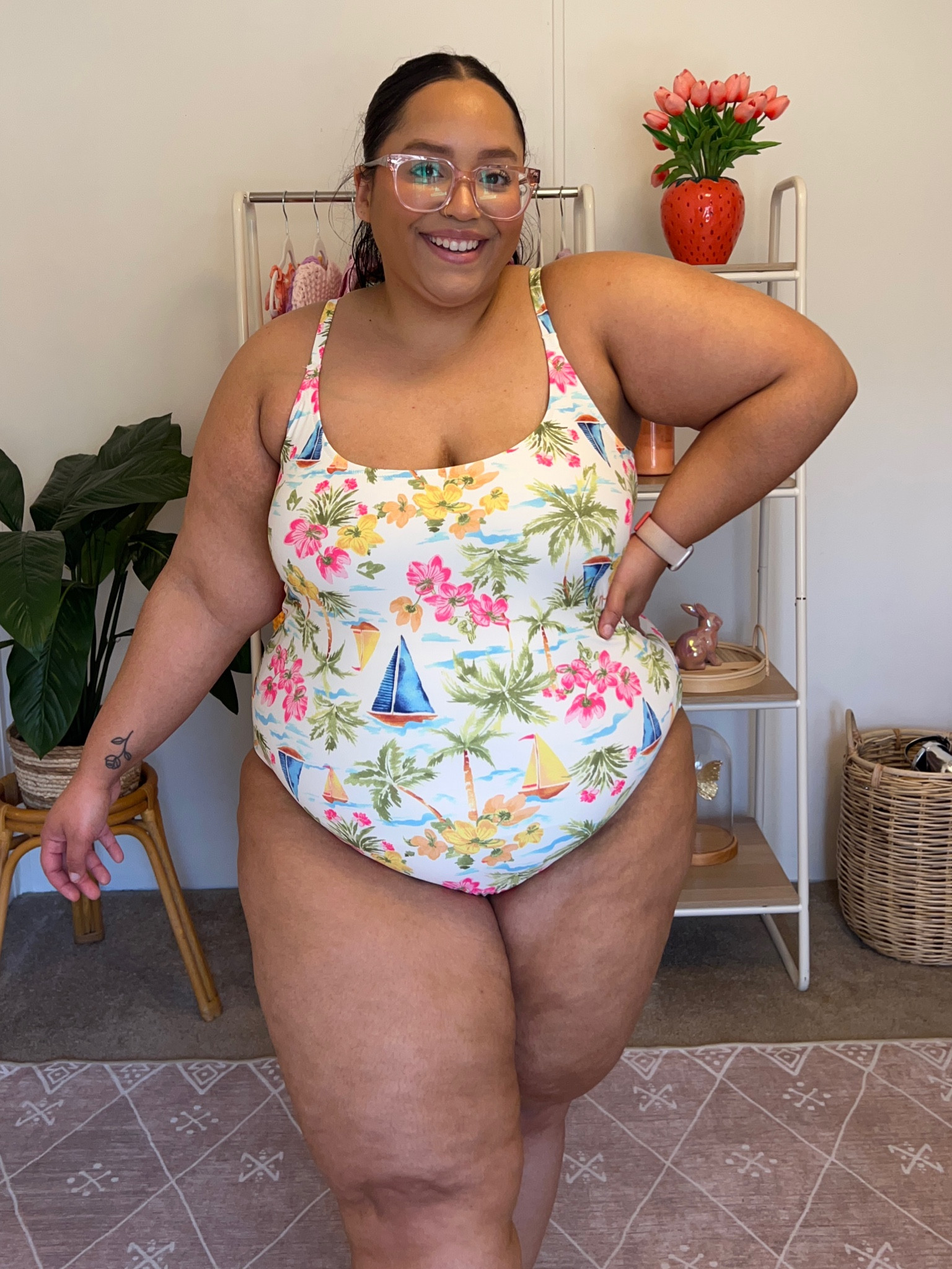 Plus Size Old Navy Swim 
XXL (not my fav just love the print) 

#LTKplussize #LTKswim #LTKstyletip