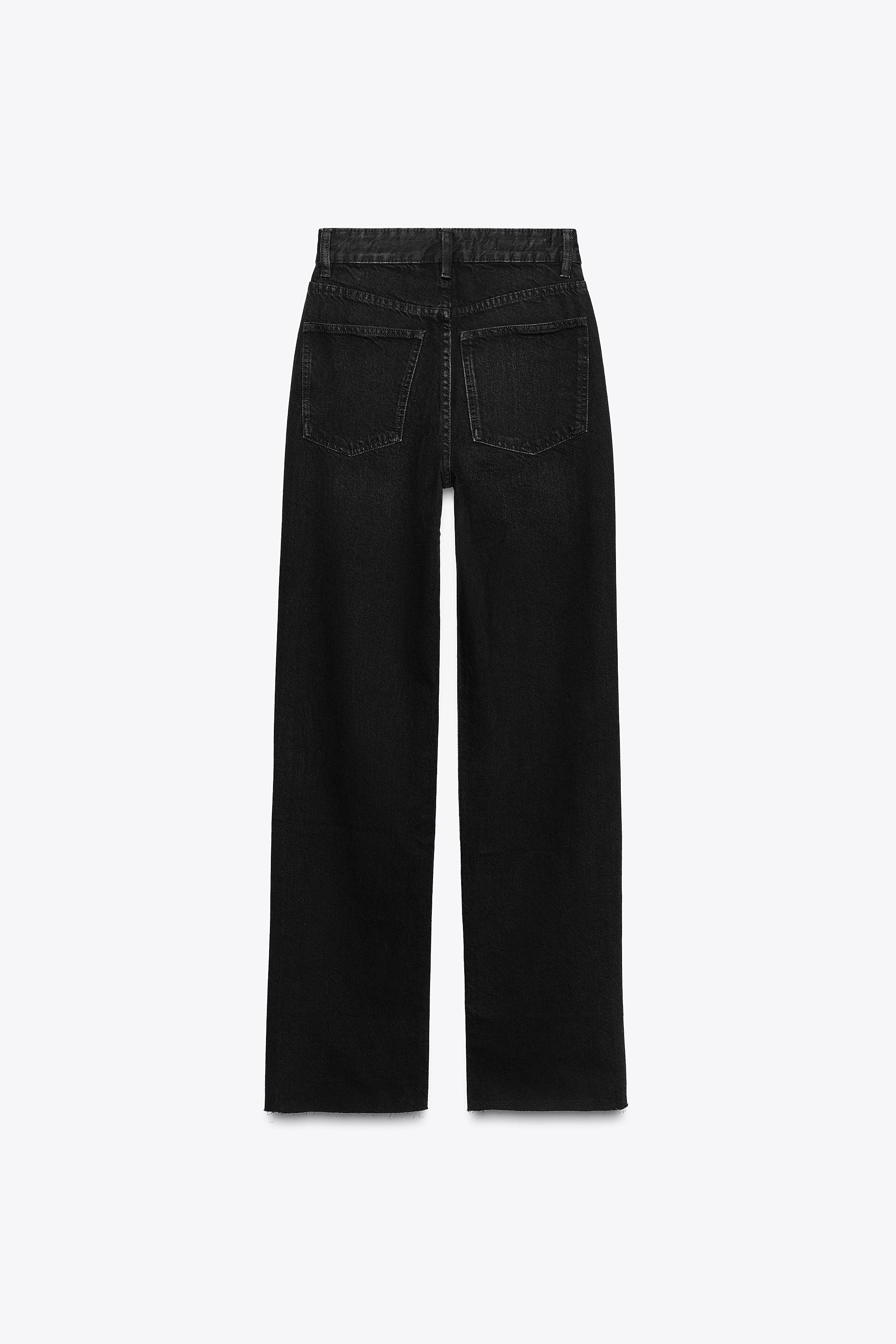 TRF HIGH-RISE WIDE LEG JEANS | Zara US