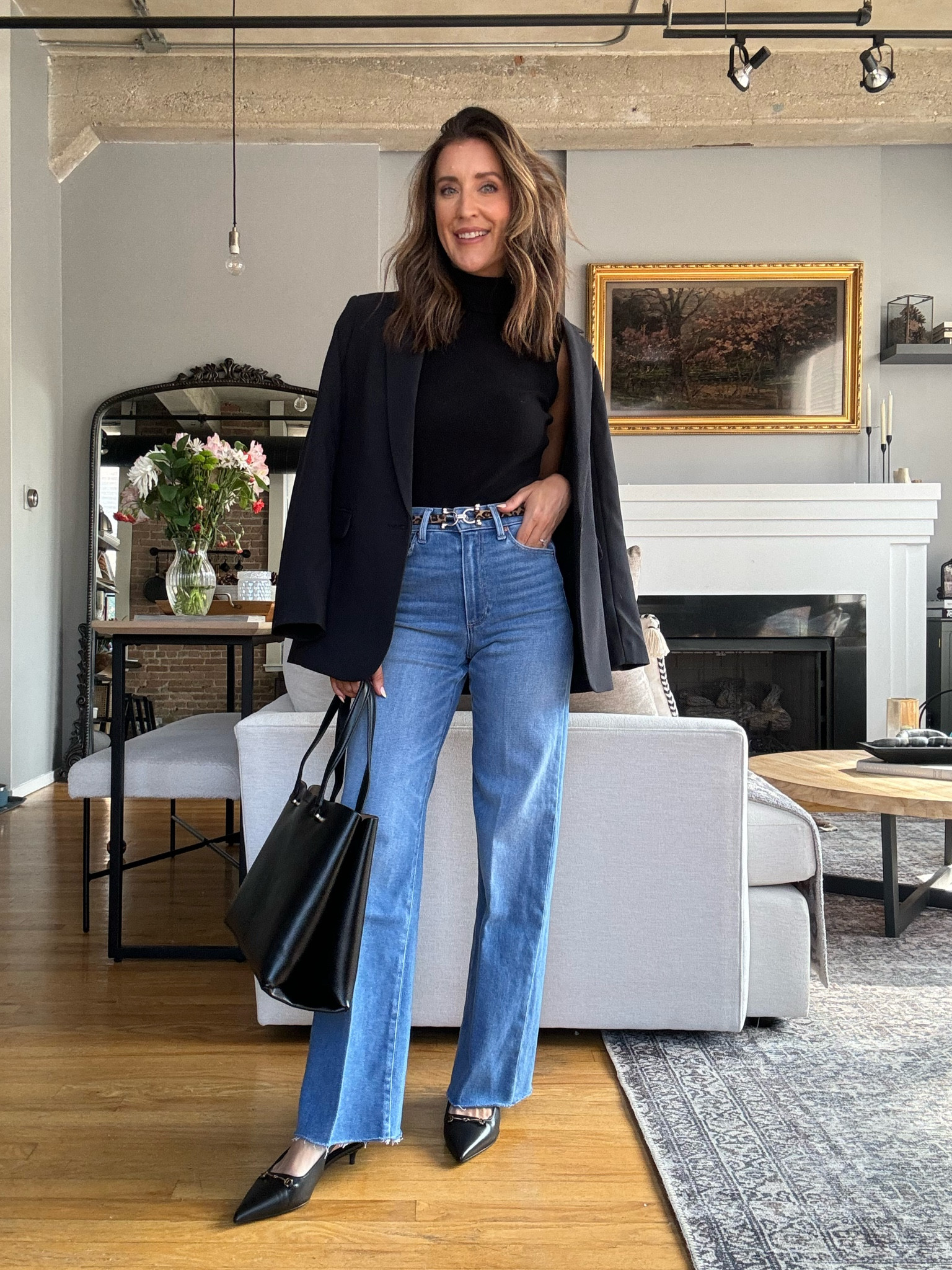 Fall workwear capsule wardrobe- size down in the jeans! 

#LTKFallSale #LTKSeasonal #LTKWorkwear