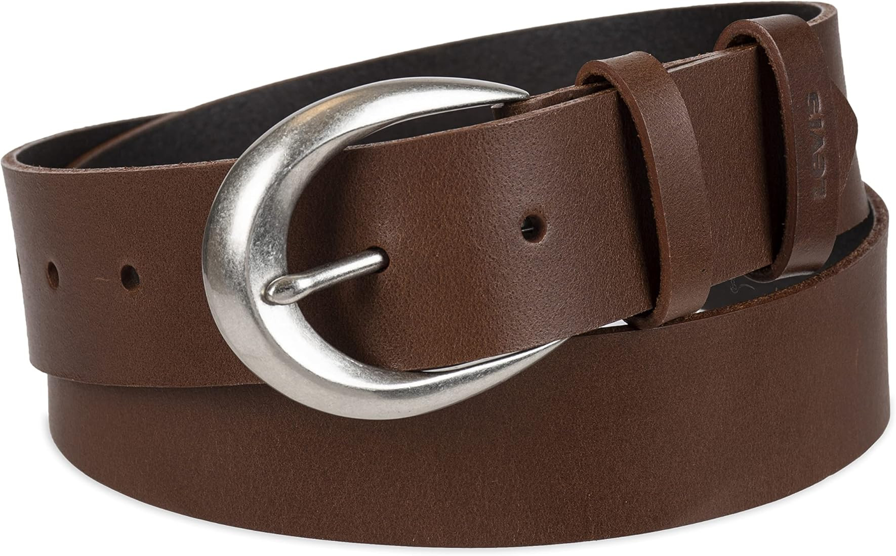 Levi's Women's Casual Leather Belt, Brown Loop, Medium at Amazon Women’s Clothing store | Amazon (US)