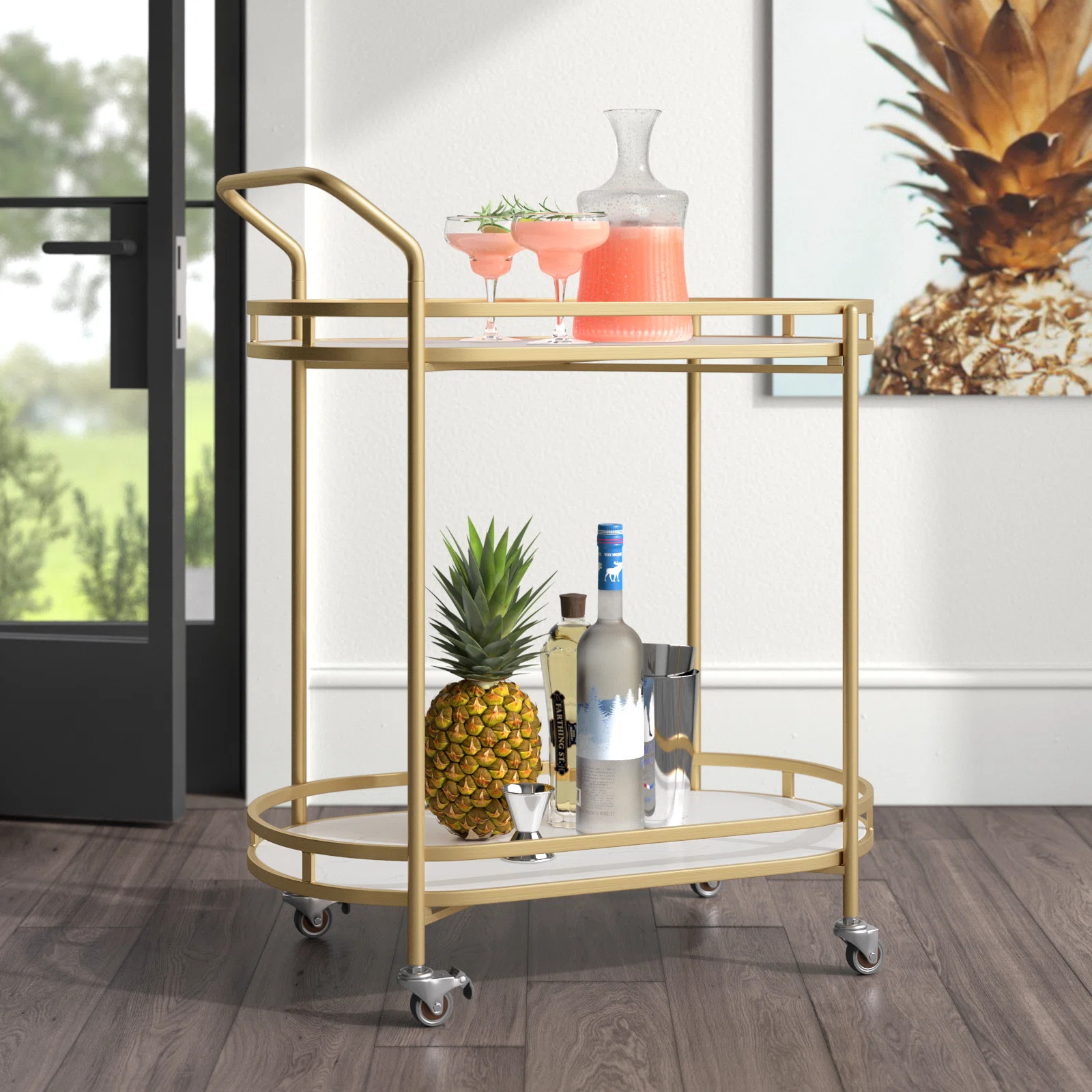 Willa Arlo Interiors Banda Bar Cart | Wayfair | Wayfair North America