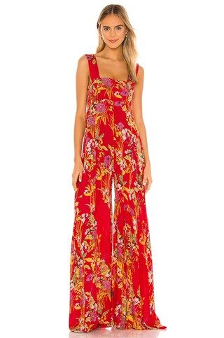 Free People Aloha One Piece Jumpsuit in Red from Revolve.com | Revolve Clothing (Global)