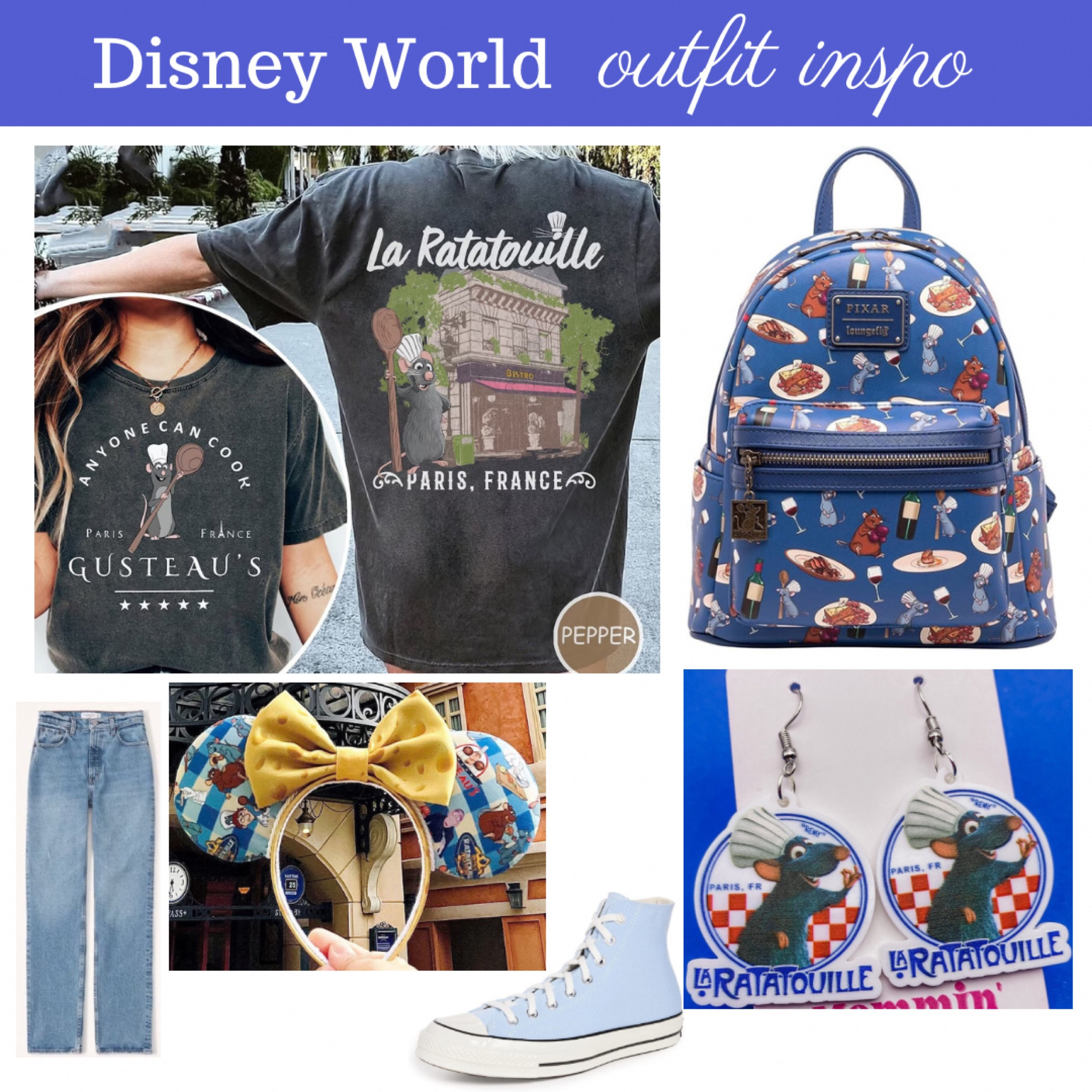 Ratatouille outfit perfect for a day at the Disney Parks

#disneyworld #disneyworldoutfit
#disneyoutfit #ratatouille #disney #ratatouilleoutfit

#LTKstyletip #LTKtravel #LTKfamily