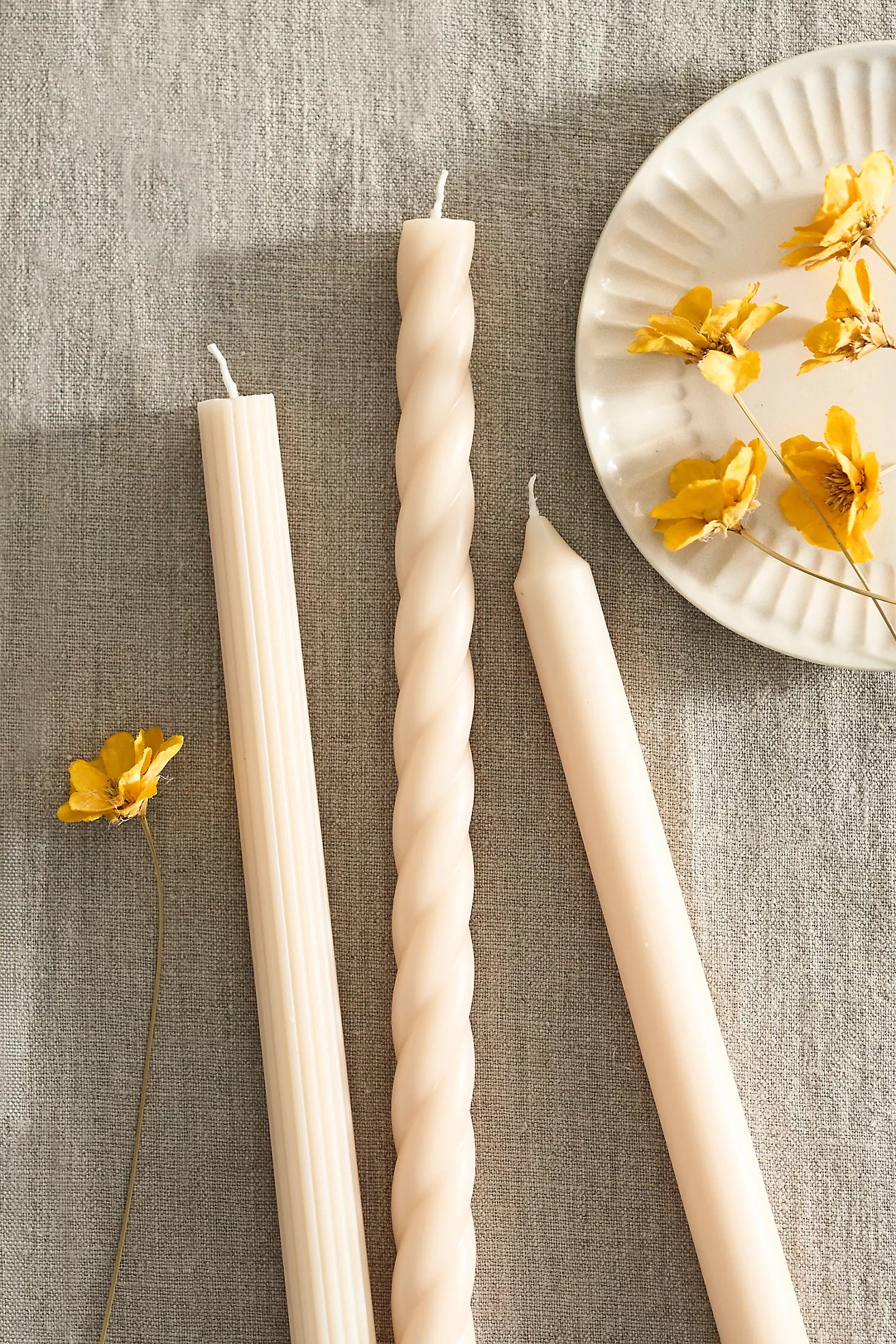 Mixed Silhouette Tapers, Set of 3 | Anthropologie (US)