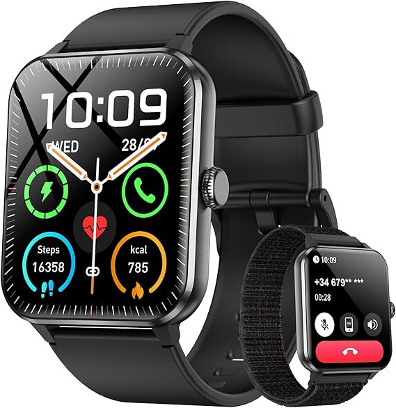 Blackview 2025 Smart Watch (Answer/Make Calls), Fitness Watch for Men and Women with Heart Rate/S... | Amazon (US)