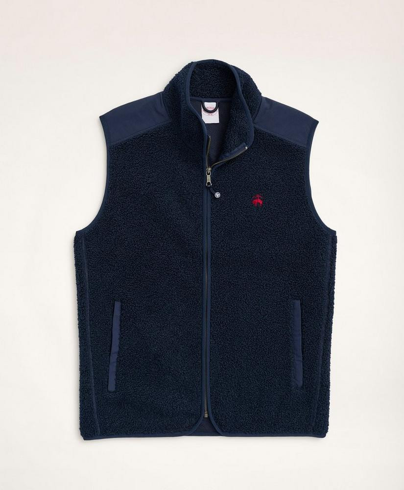 Teddy Fleece Zip Vest | Brooks Brothers