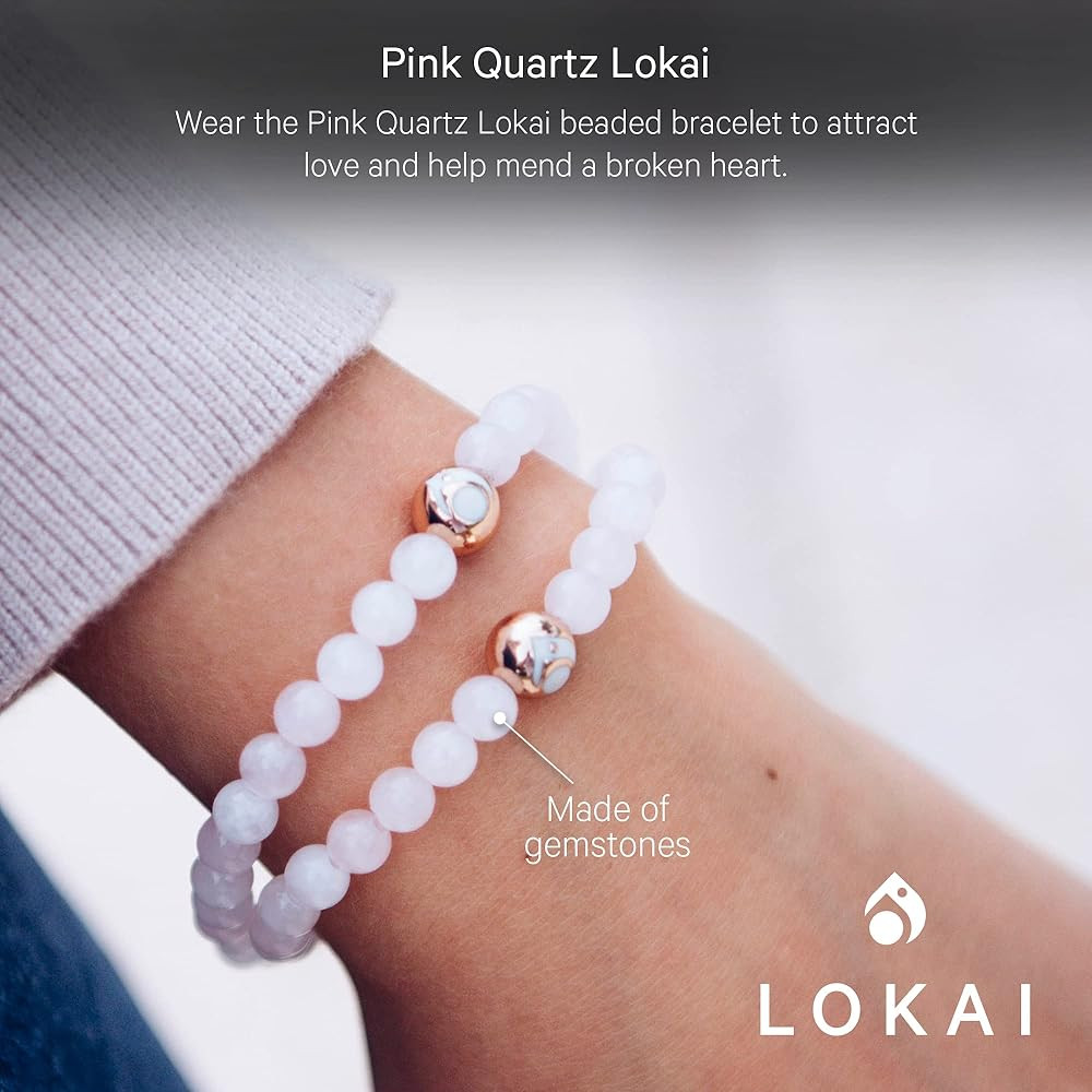 Lokai Gemstone Beaded Bracelet for Women & Men, Stone & Metal Collection - Crystal & Gemstone Jew... | Amazon (US)