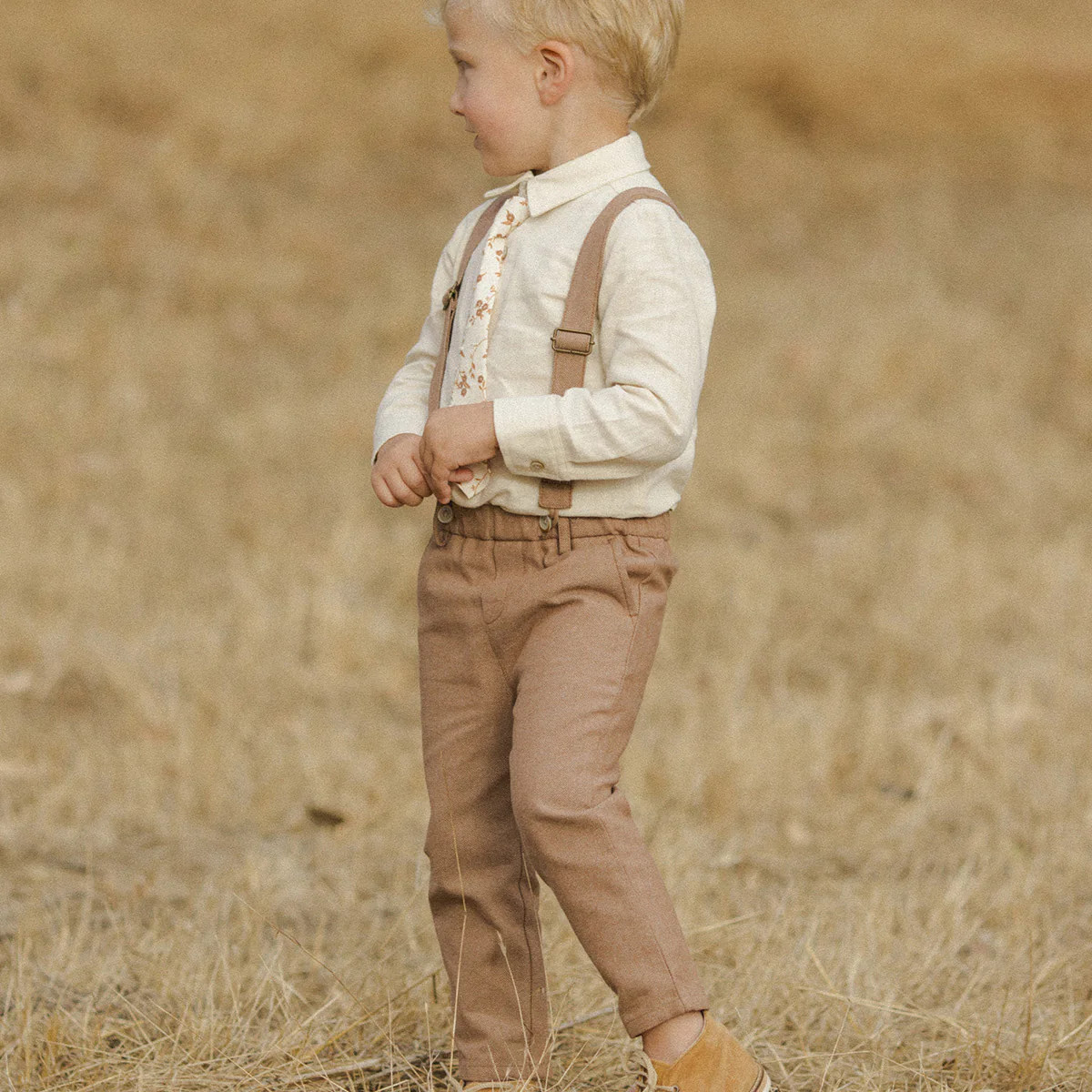 Suspender Pant, Copper | SpearmintLOVE