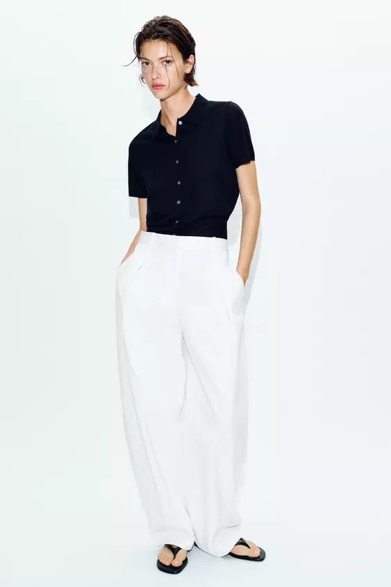 SHORT SLEEVE CARDIGAN | Zara UK