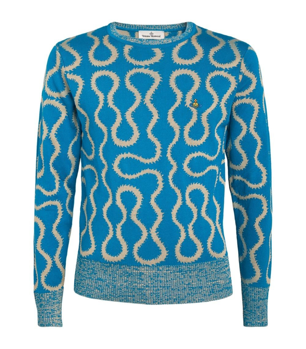 Vivienne Westwood Cotton-Linen Jacquard Sweater | Harrods US | Harrods