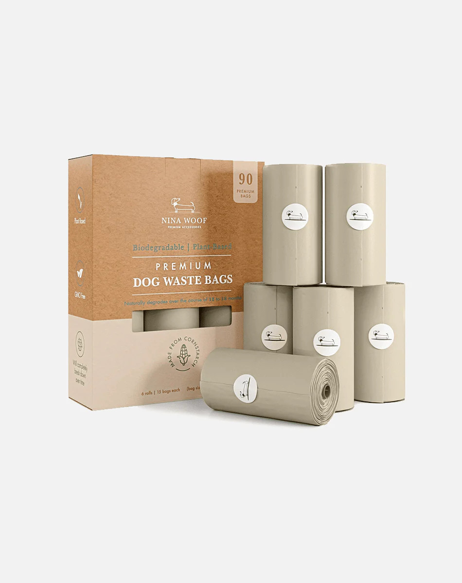 Biodegradable & Compostable Dog Waste Bags | Nina Woof