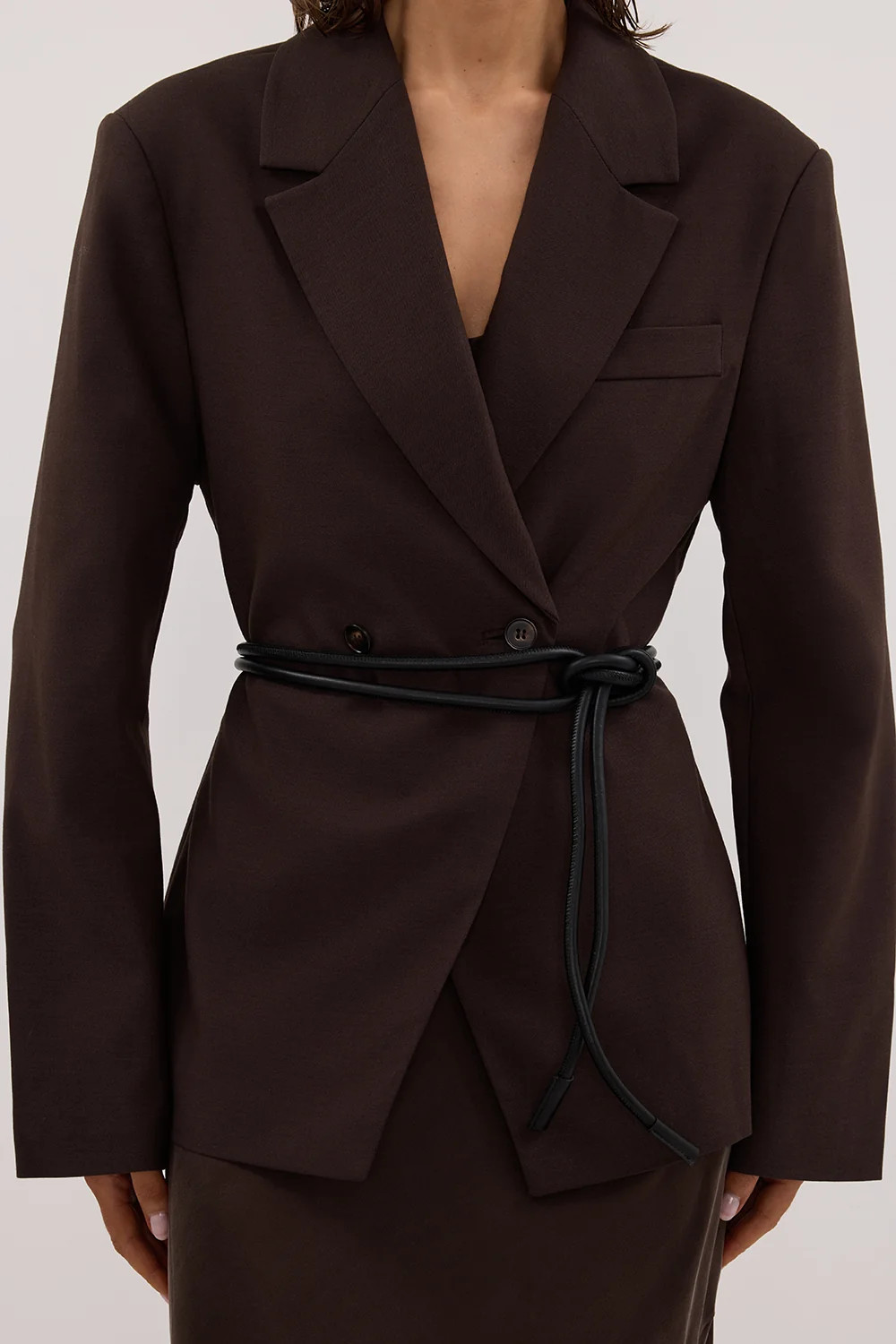 SANCIA THE MATTEO WRAP BELT BLACK | DISSH