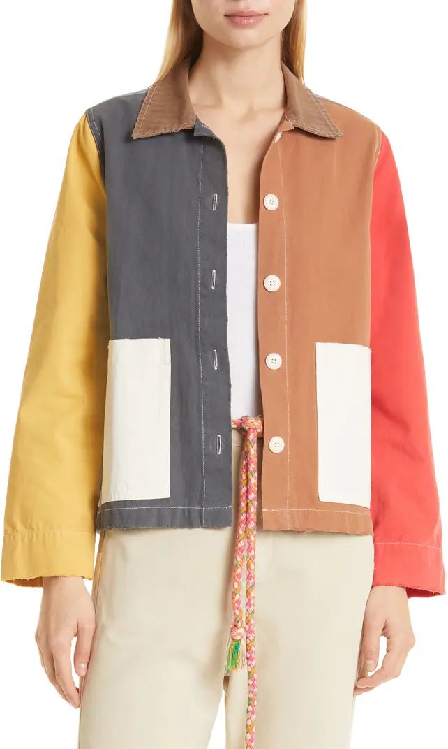 THE GREAT. The Chore Patchwork Coat | Nordstrom | Nordstrom
