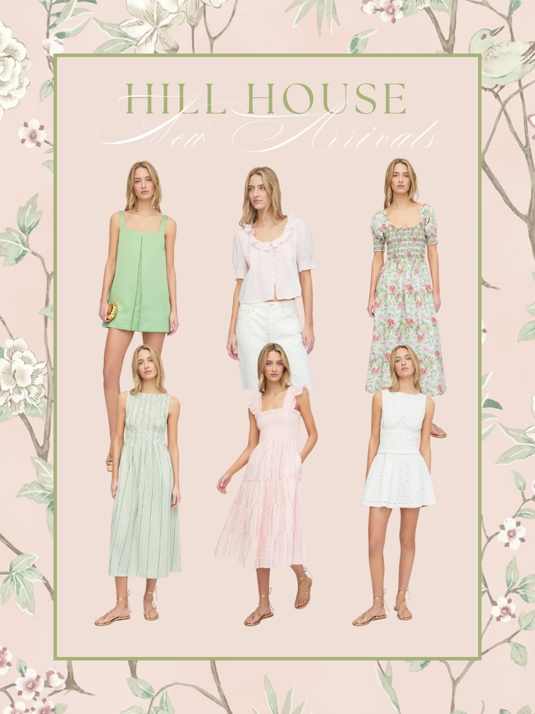Hill House New Arrivals 

Spring New Arrivals | Spring Fashion | Grand Millennial Style | Girly Style | Girly Dresses | Easter Dresses | 

#LTKootd #LTKSpringSale #LTKU