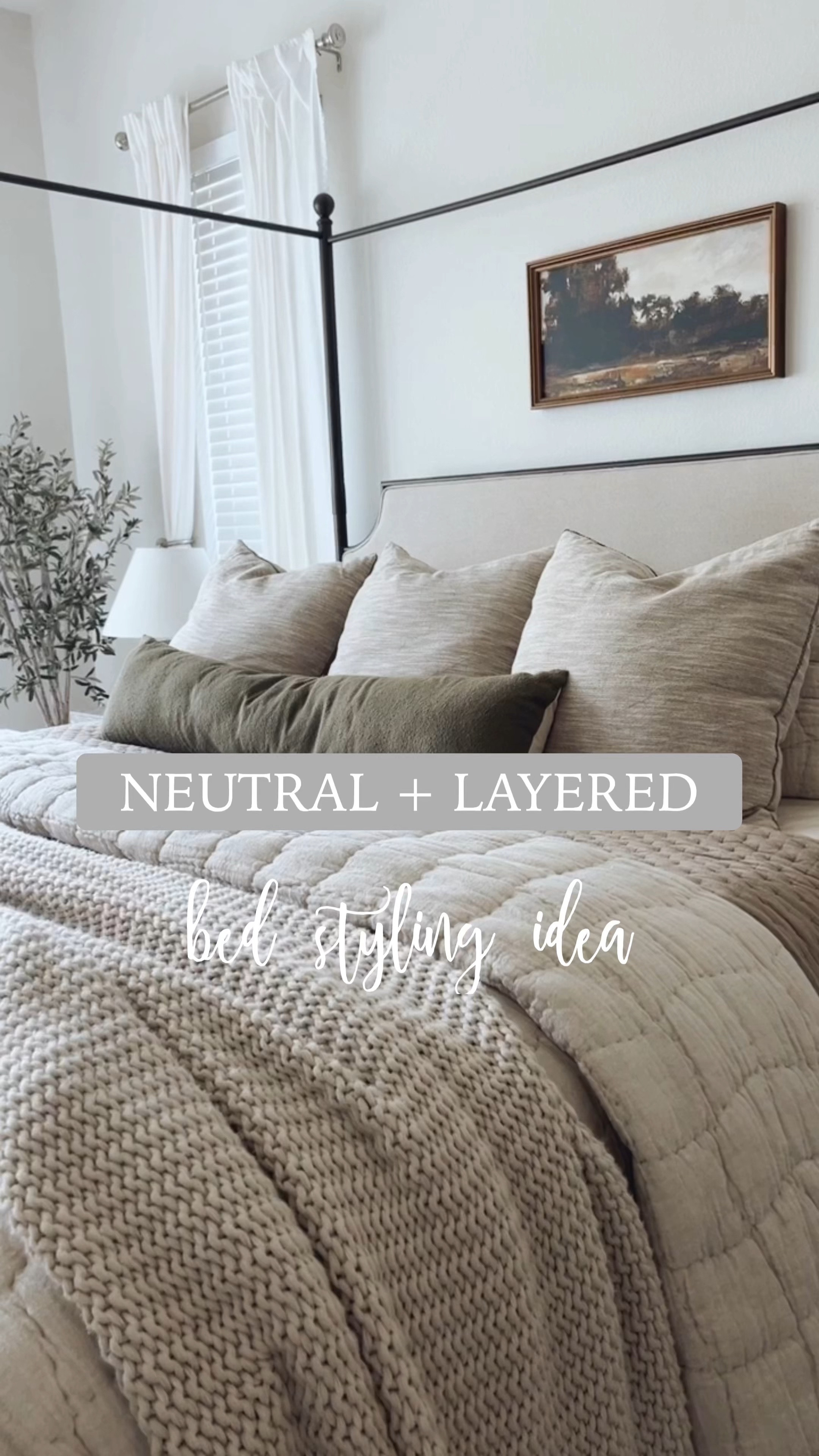 Adding Interest to Layered Neutral Bedding - On Sutton Place