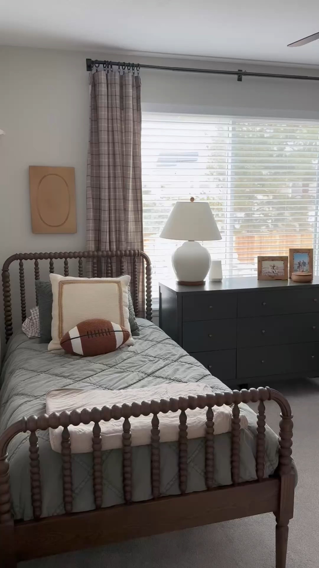 The boys bedroom is a work in progress but the beds came today and they are beautiful!!! Such good quality and the dark brown stain is perfect! 

#LTKHome #LTKBaby #LTKKids