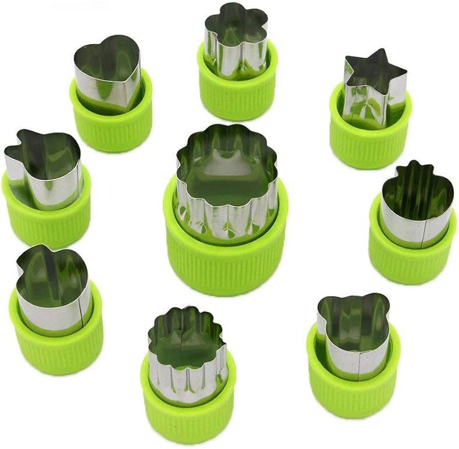 LENK Vegetable Cutter Shapes Set,Mini Pie,Fruit and Cookie Stamps Cutters,Cookie Cutter Decorativ... | Amazon (US)