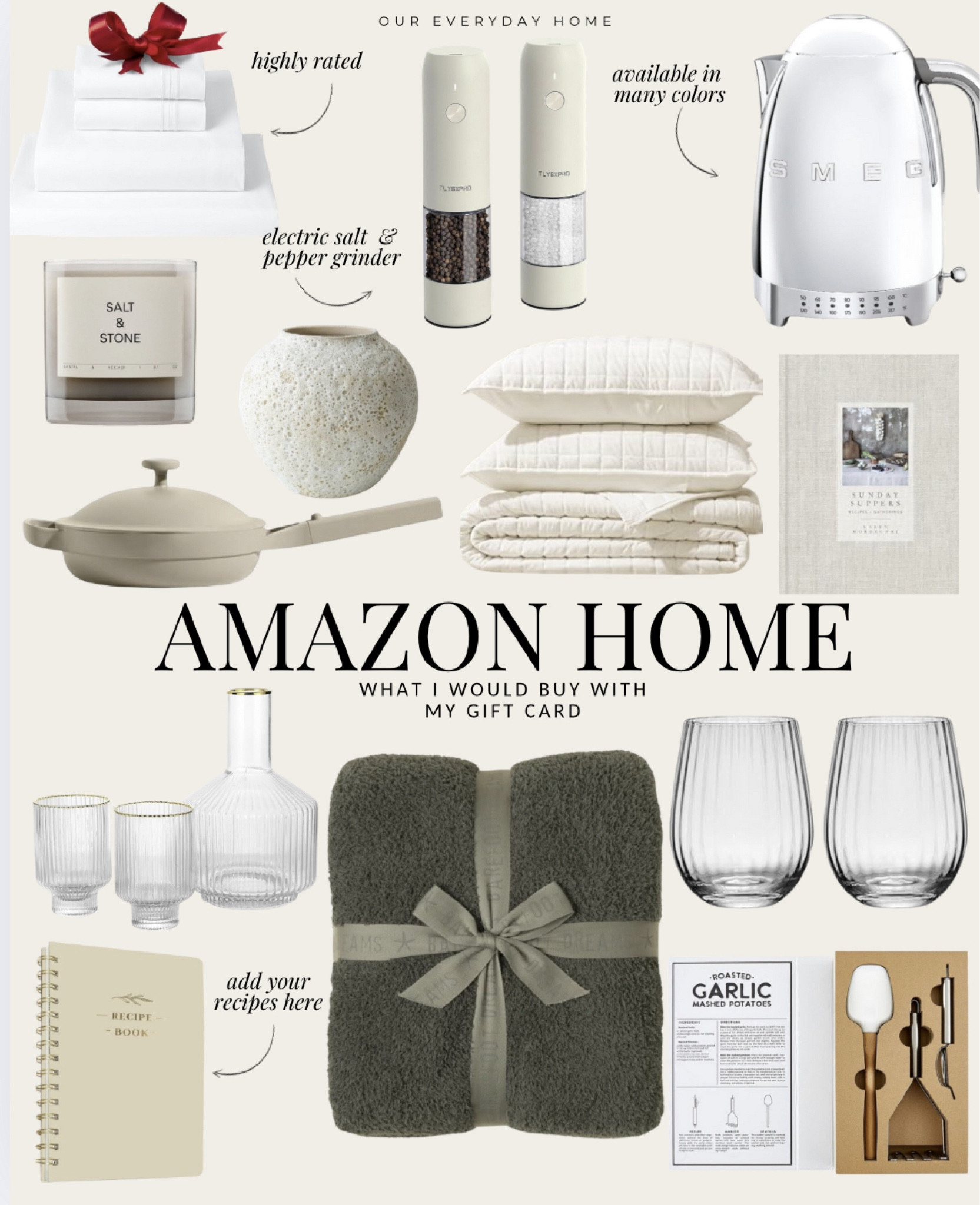 Did you get an Amazon gift card for Christmas? Me too!! These are some ideas on my list of what I might get with it! 

home decor, dresser, bedroom, bedding, kitchen light fixture, nightstands, console table, Area rug, console table, wall art, swivel chair, side table, dining room, home office, tv stand, sectional sofa, floor mirror

#LTKFindsUnder100 #LTKHome #LTKFindsUnder50