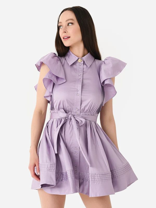 AJE Women's Kindred Frill Mini Dress | Saint Bernard